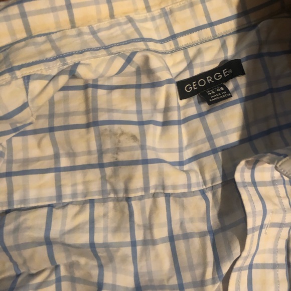 Blue and Yellow Plaid Long Sleeve Button-up - Picture 3 of 4